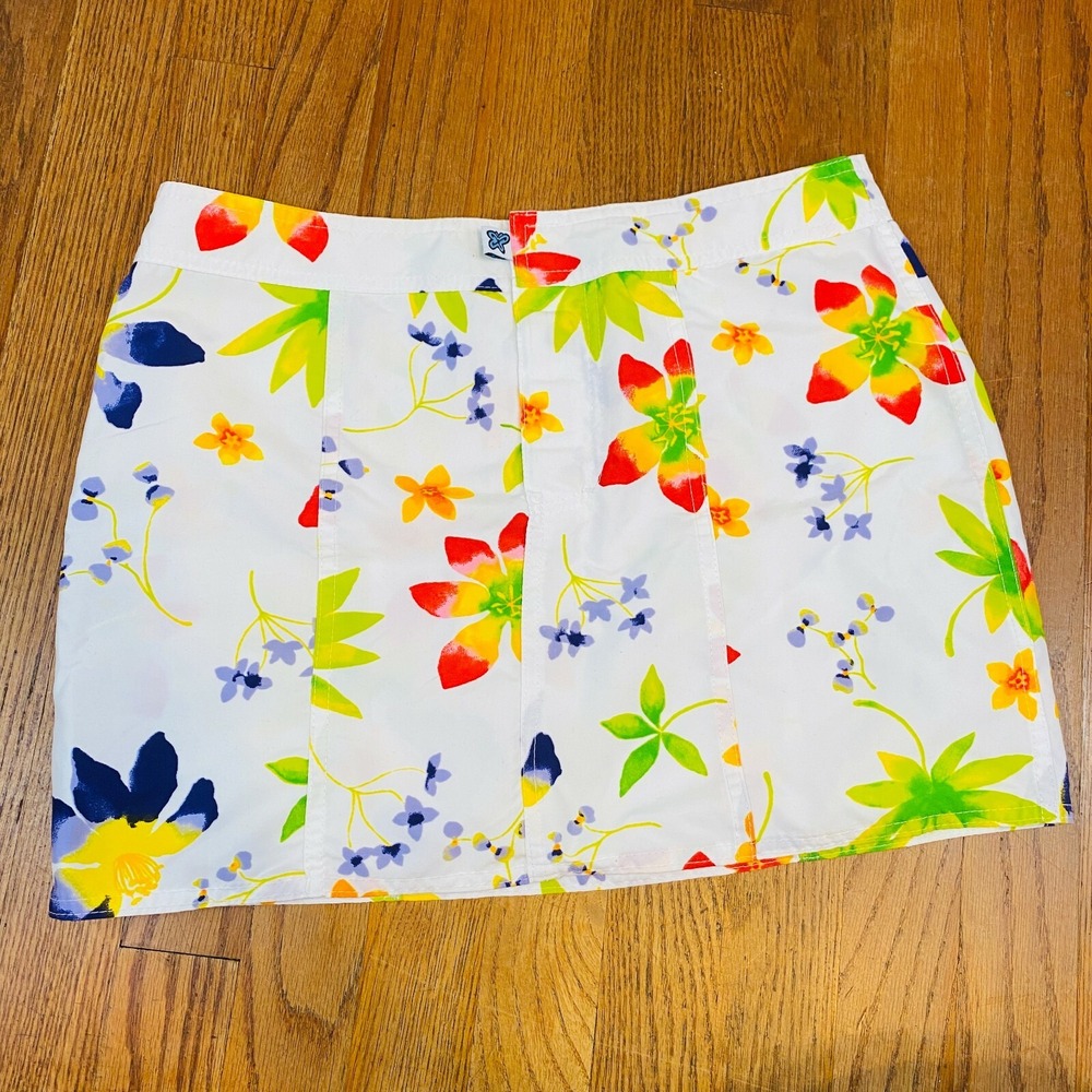 Xelosette Swimming Skirt Womens Size 6 Swim Bottom Surf Skirt Modest Made in USA